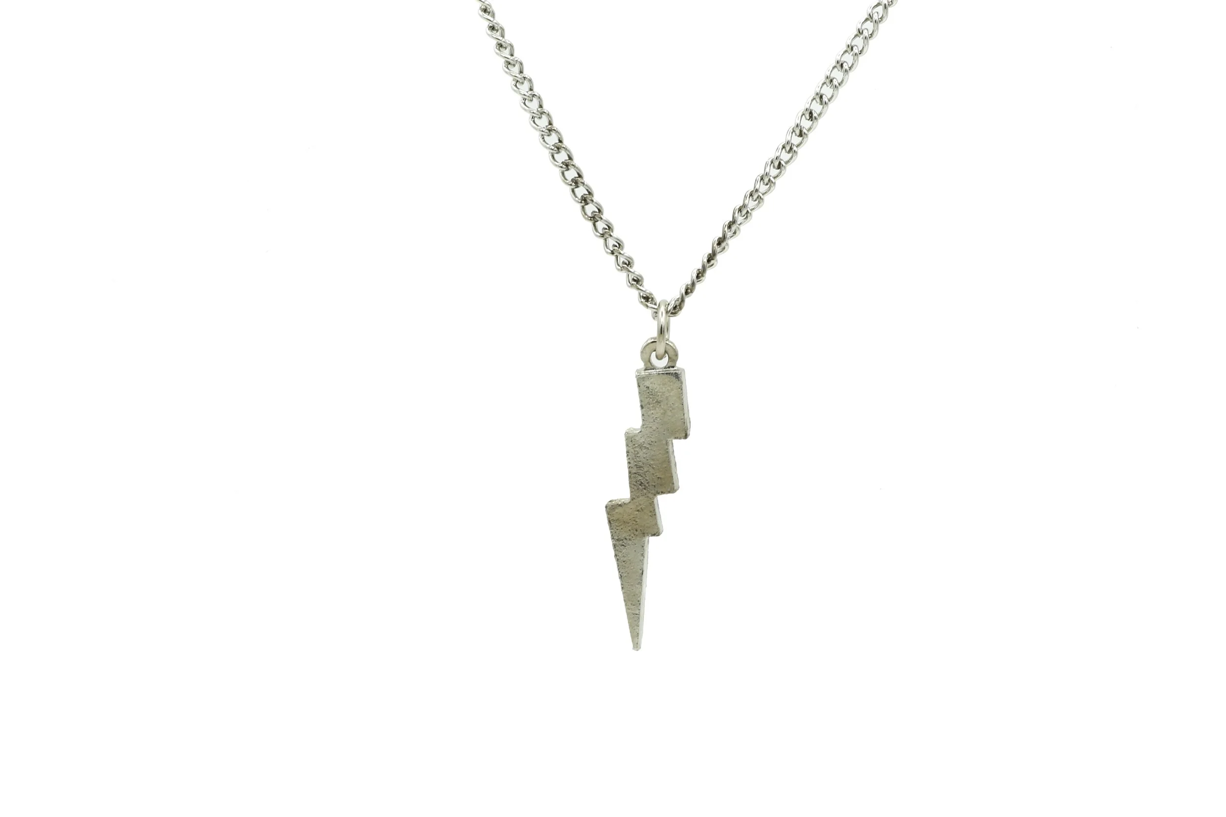 LIGHTNING BOLT SOLID NECKLACE