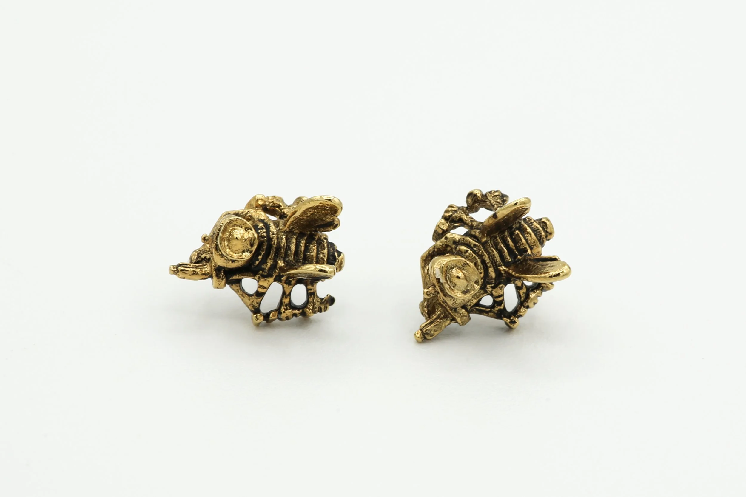 SEABEE STUD EARRINGS GOLD
