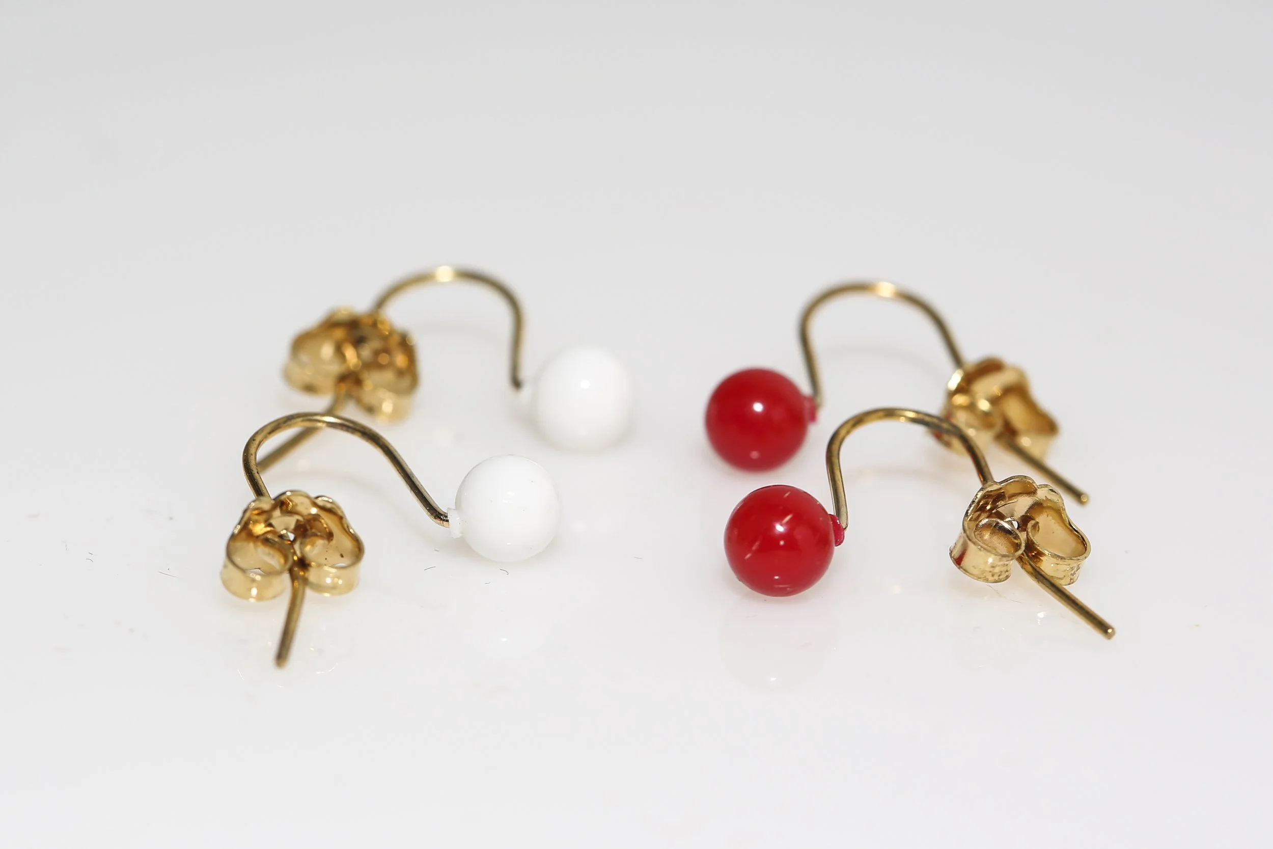 TINY BALL EARRINGS
