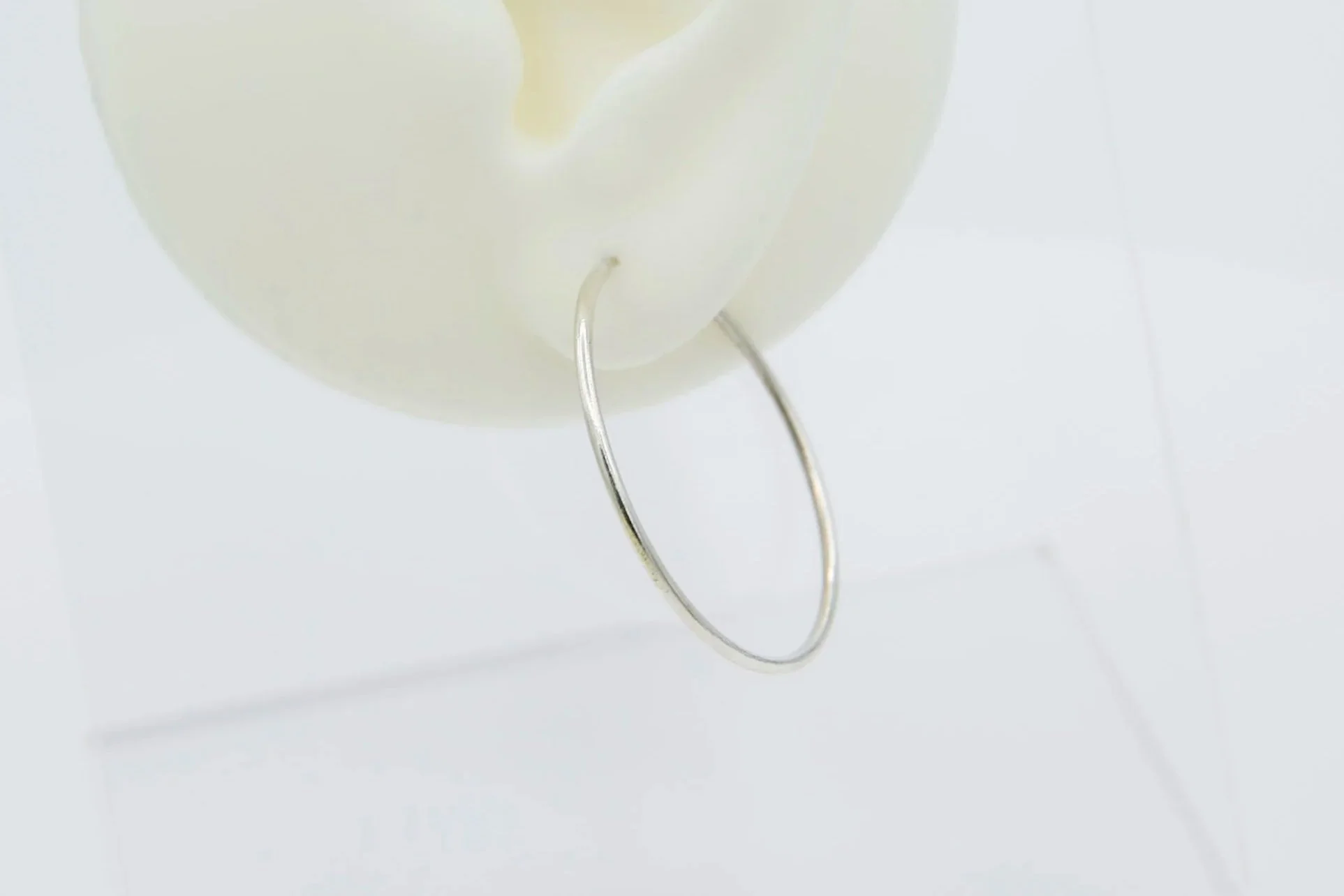 STERLING ENDLESS HOOPS 30.5 MM