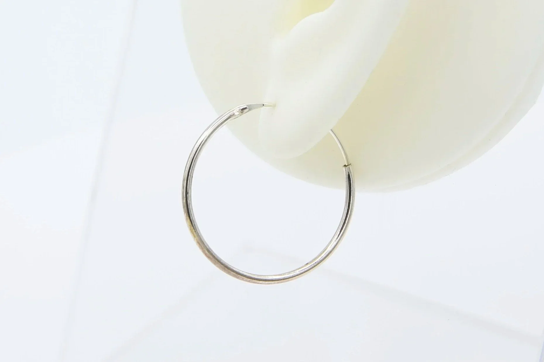STERLING ENDLESS HOOPS 24.75 MM