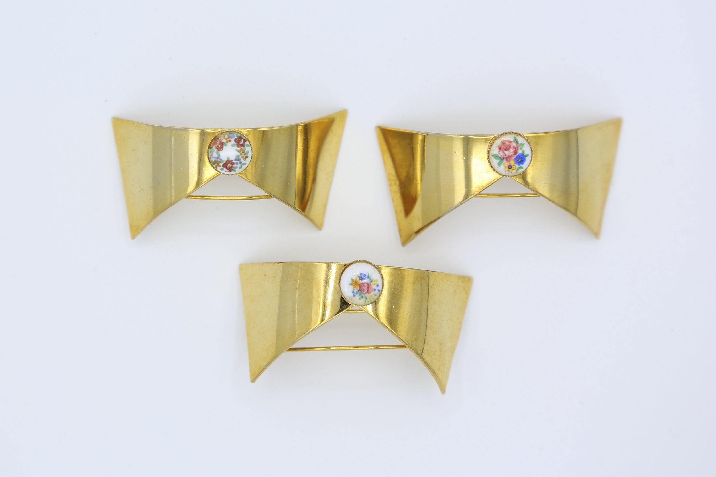 FLORAL PONYTAIL BARRETTES