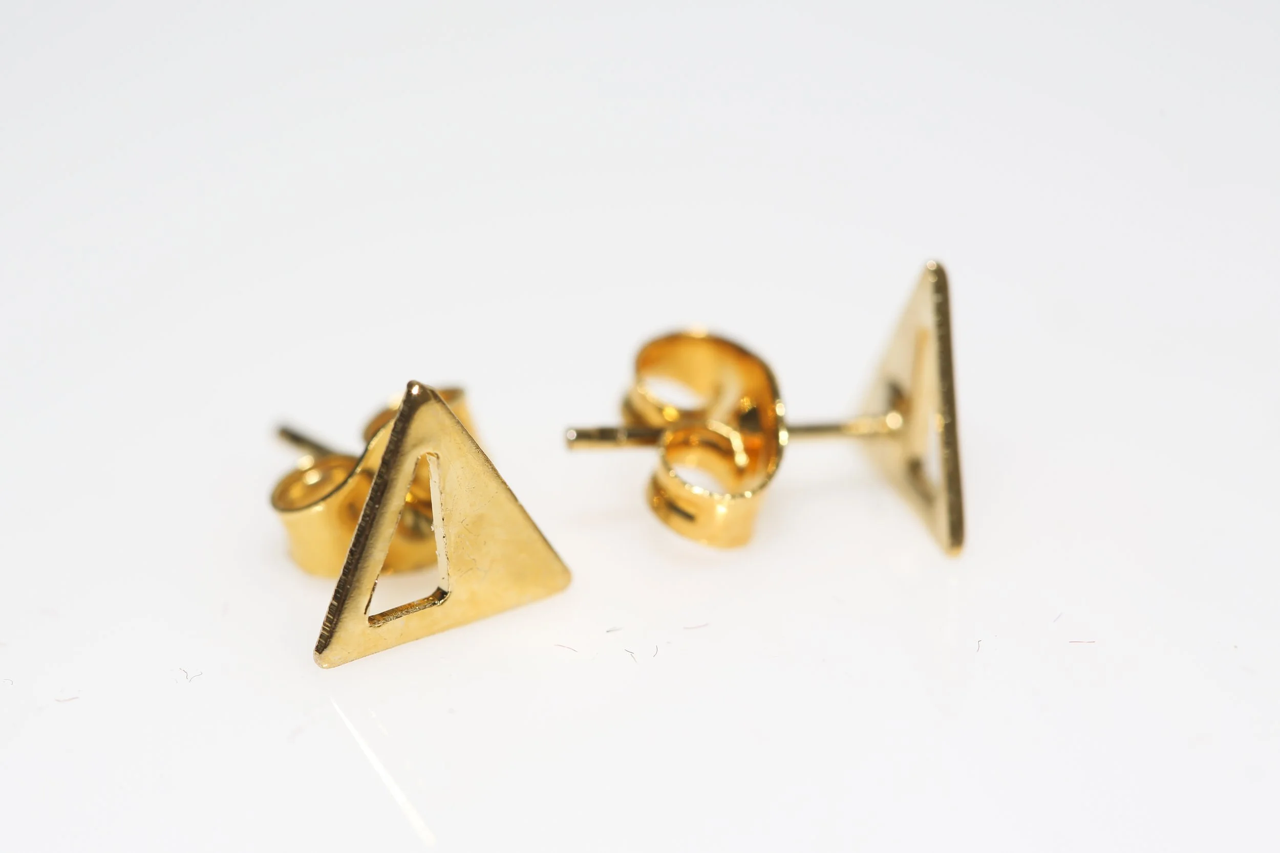 OPEN TRIANGLE STUDS
