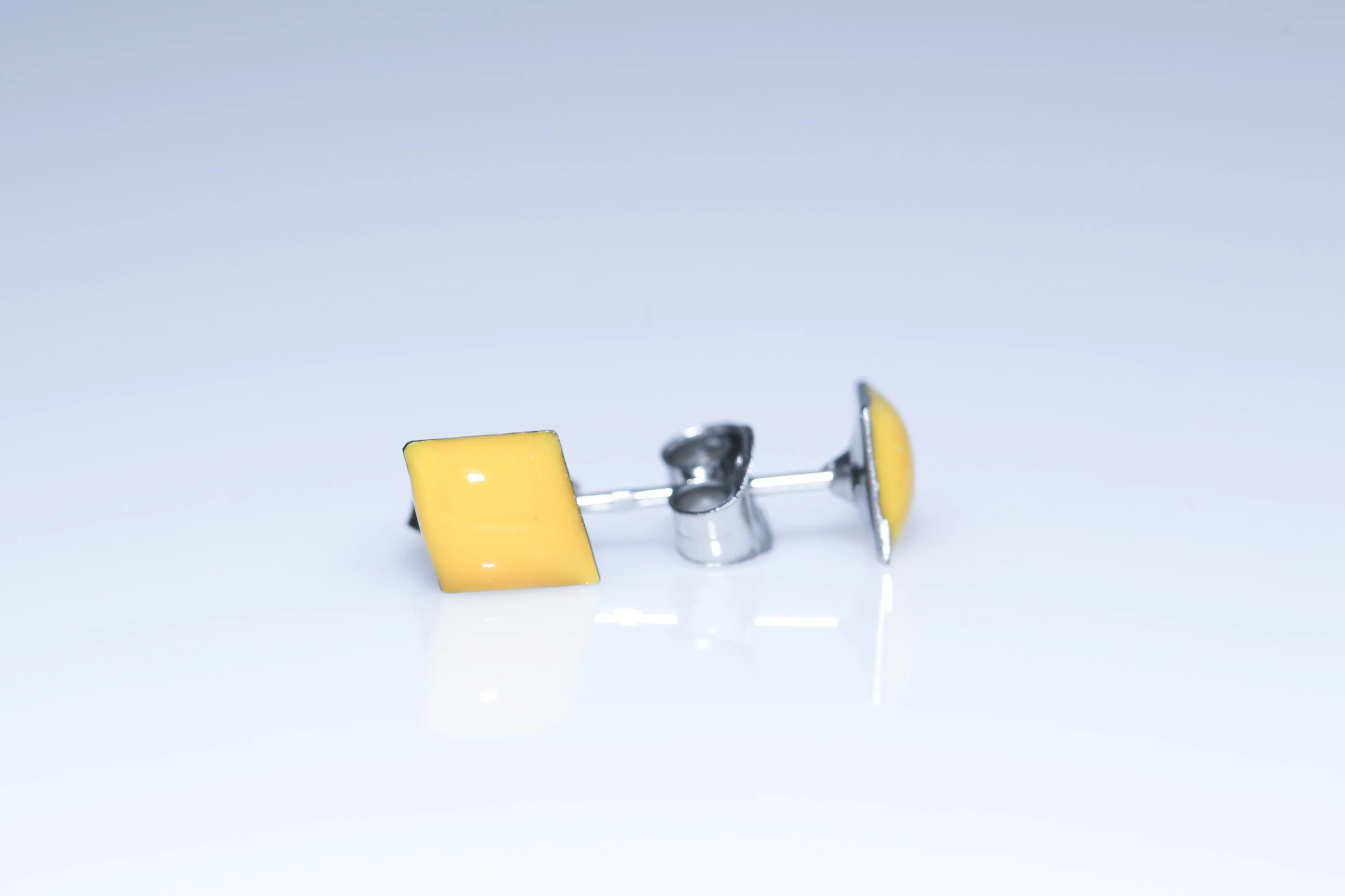 YELLOW DIAMOND STUDS