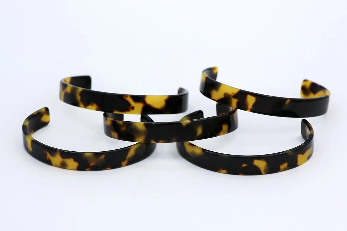 TORTOISESHELL CUFF BRACELET