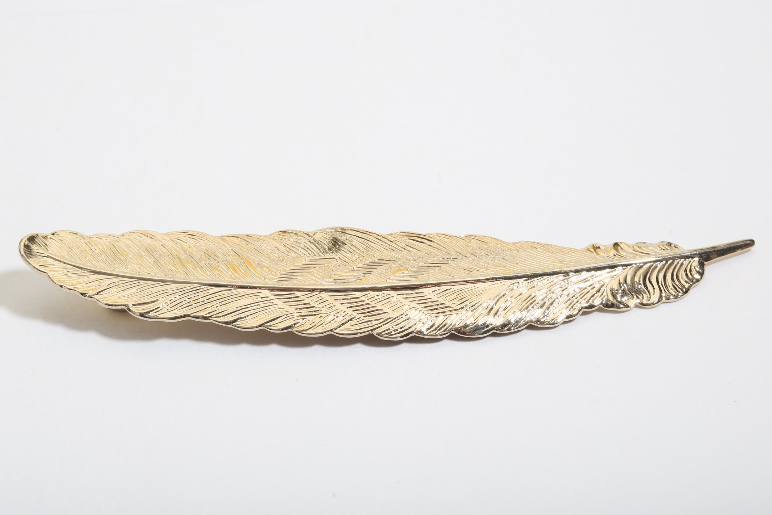 VINTAGE FEATHER BARRETTE