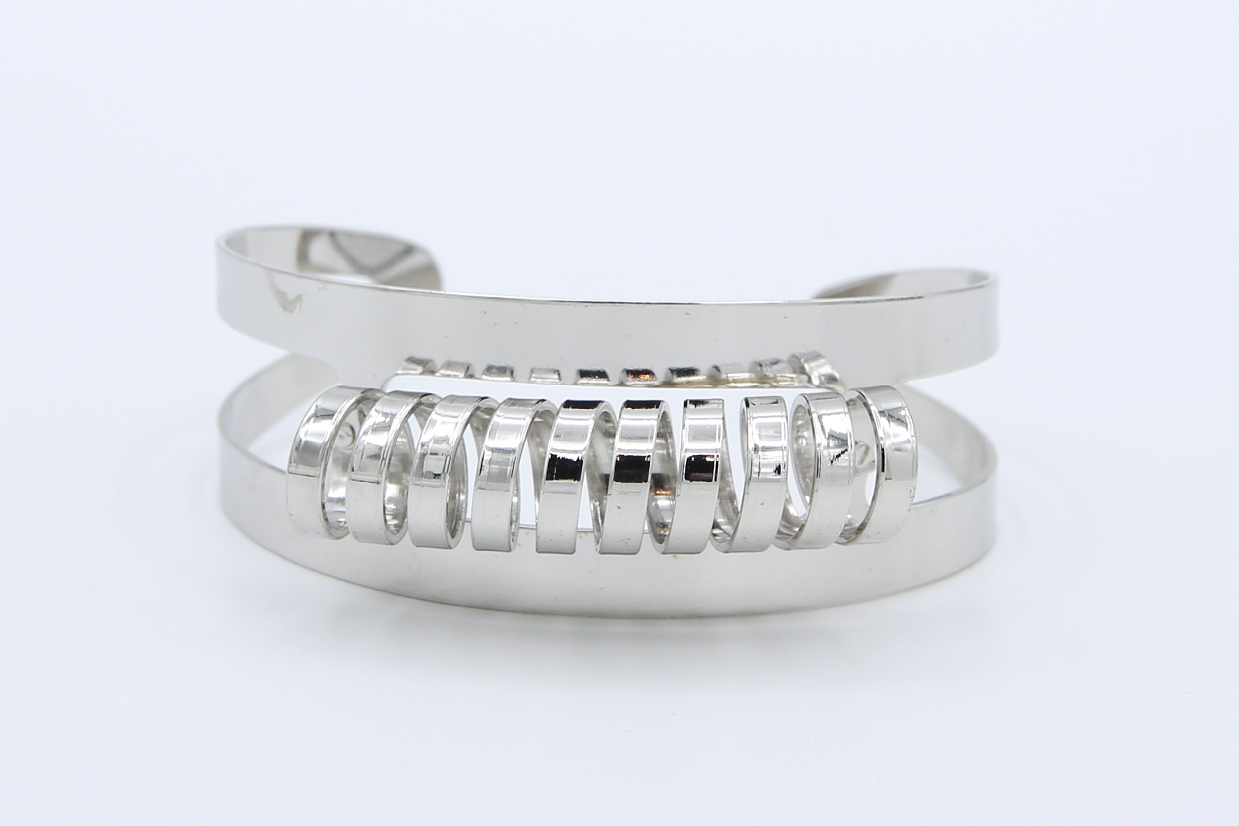 1971 SARAH COVENTRY COSMIC WRAP AROUND BRACELET SILVER