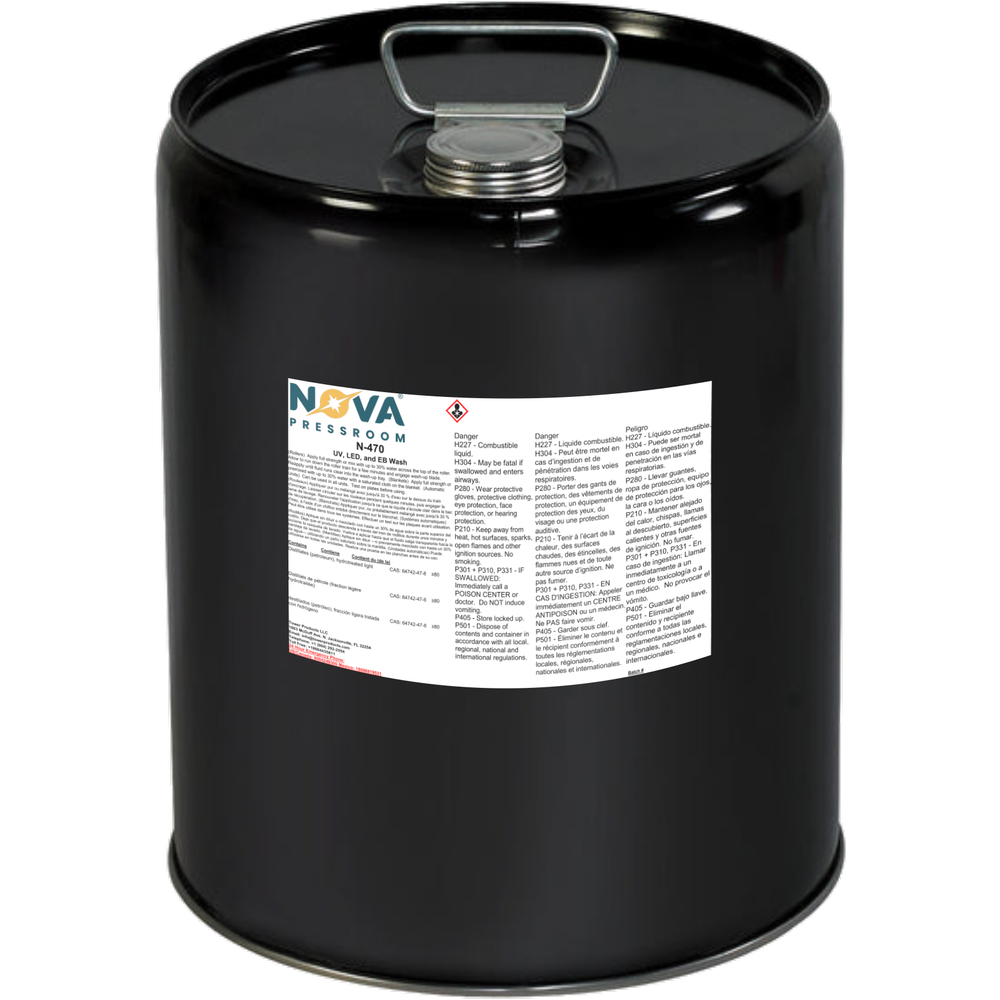 NovaWash N-470 — press wash container
