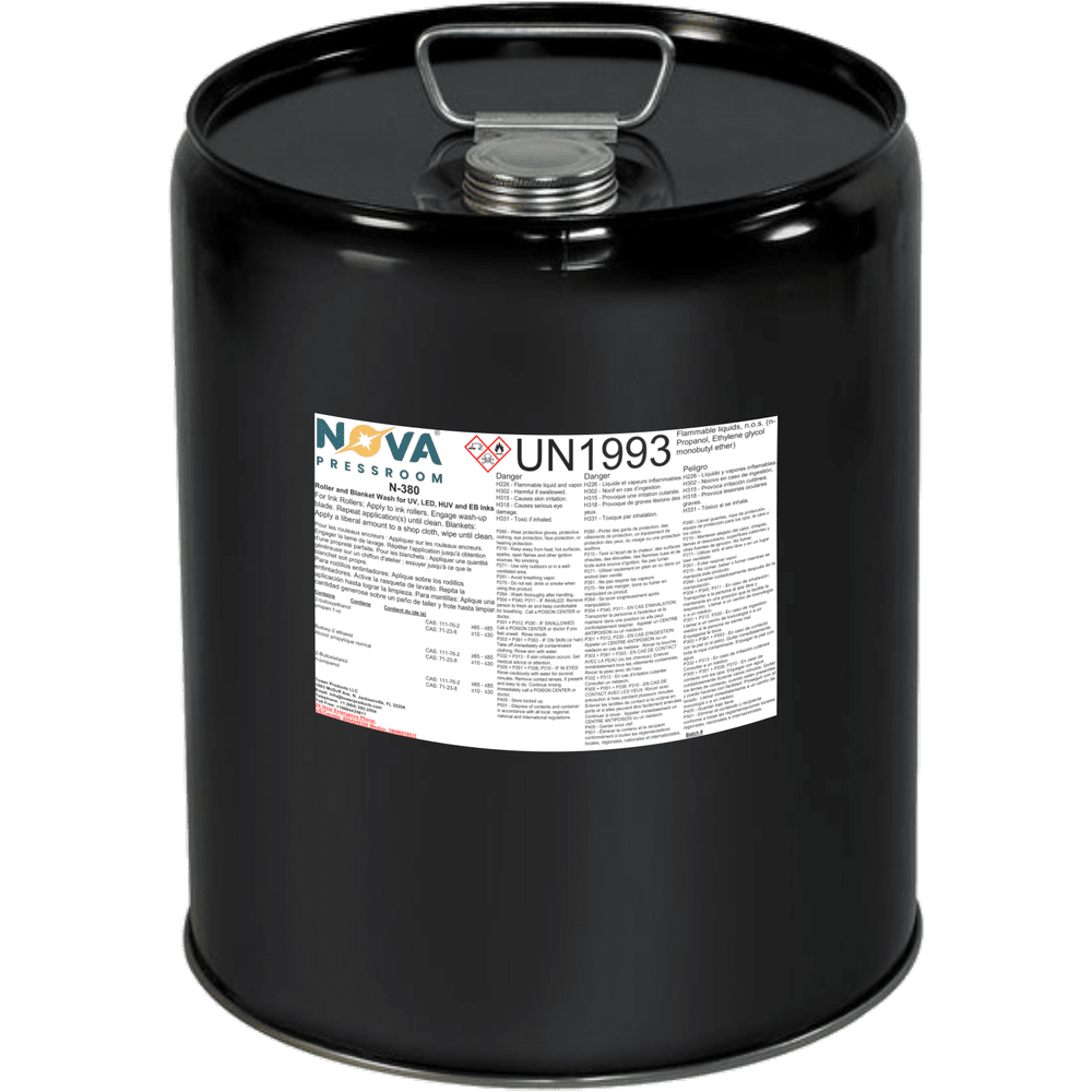 NovaWash N-380 — press wash container