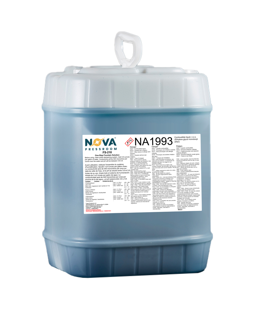 NovaFount FS-210 — fountain solution container