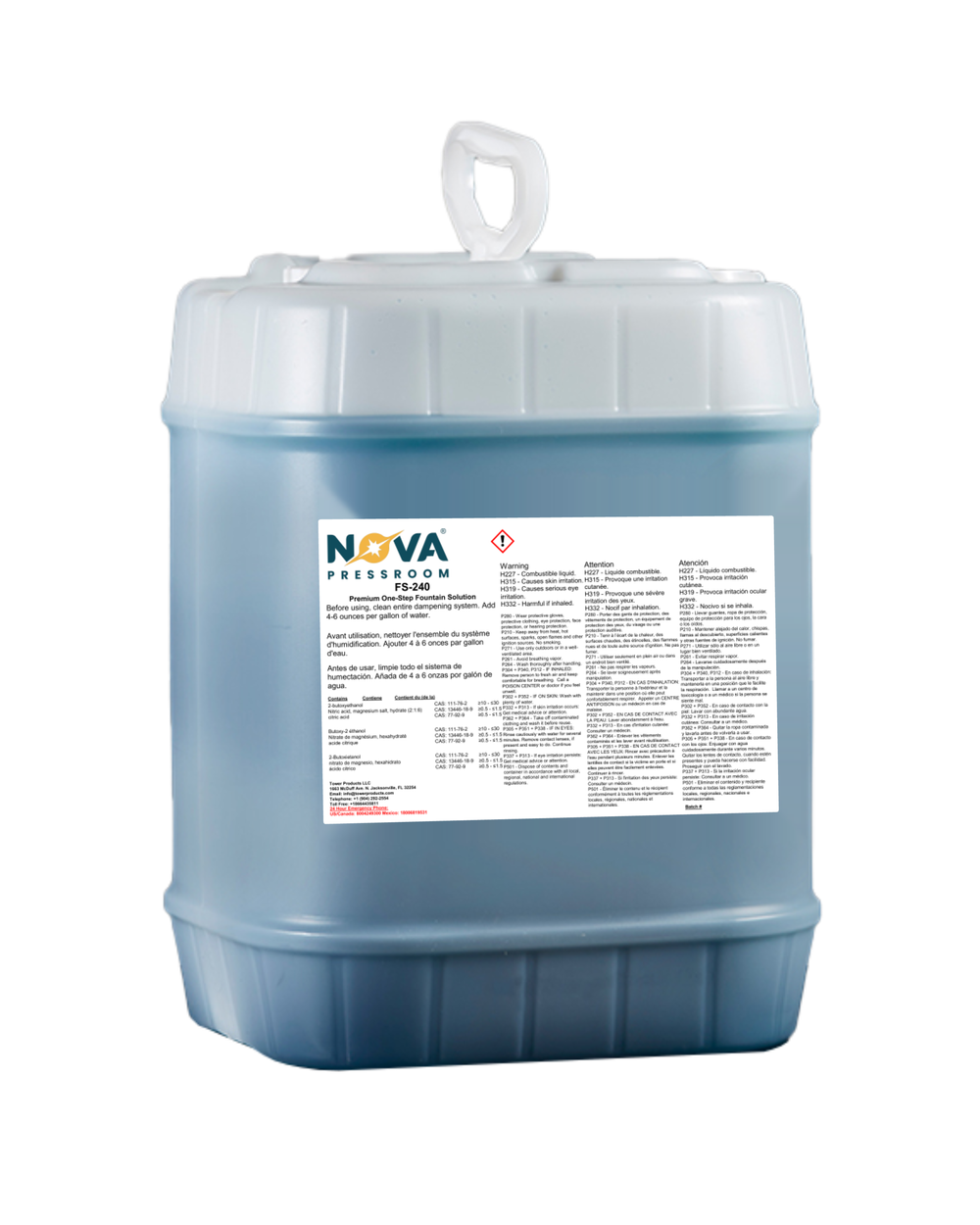 NovaFount FS-240 — fountain solution container