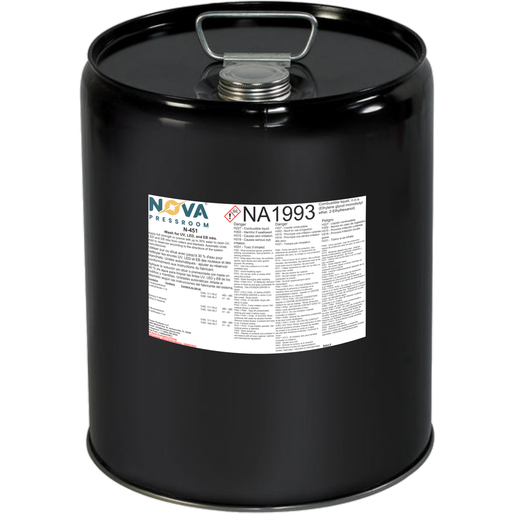 NovaWash N-451 — press wash container