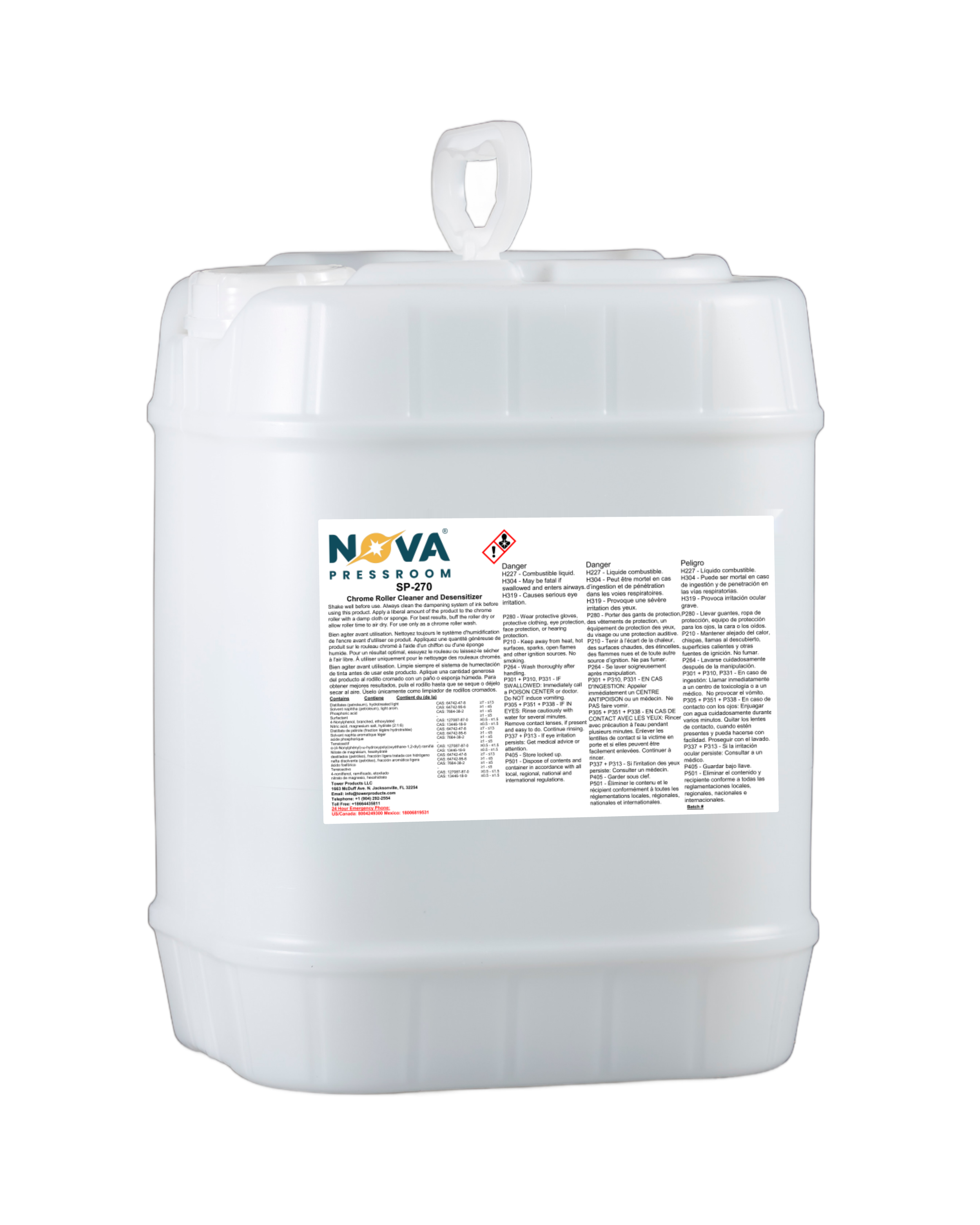 NovaCare SP-270 — specialty pressroom product container