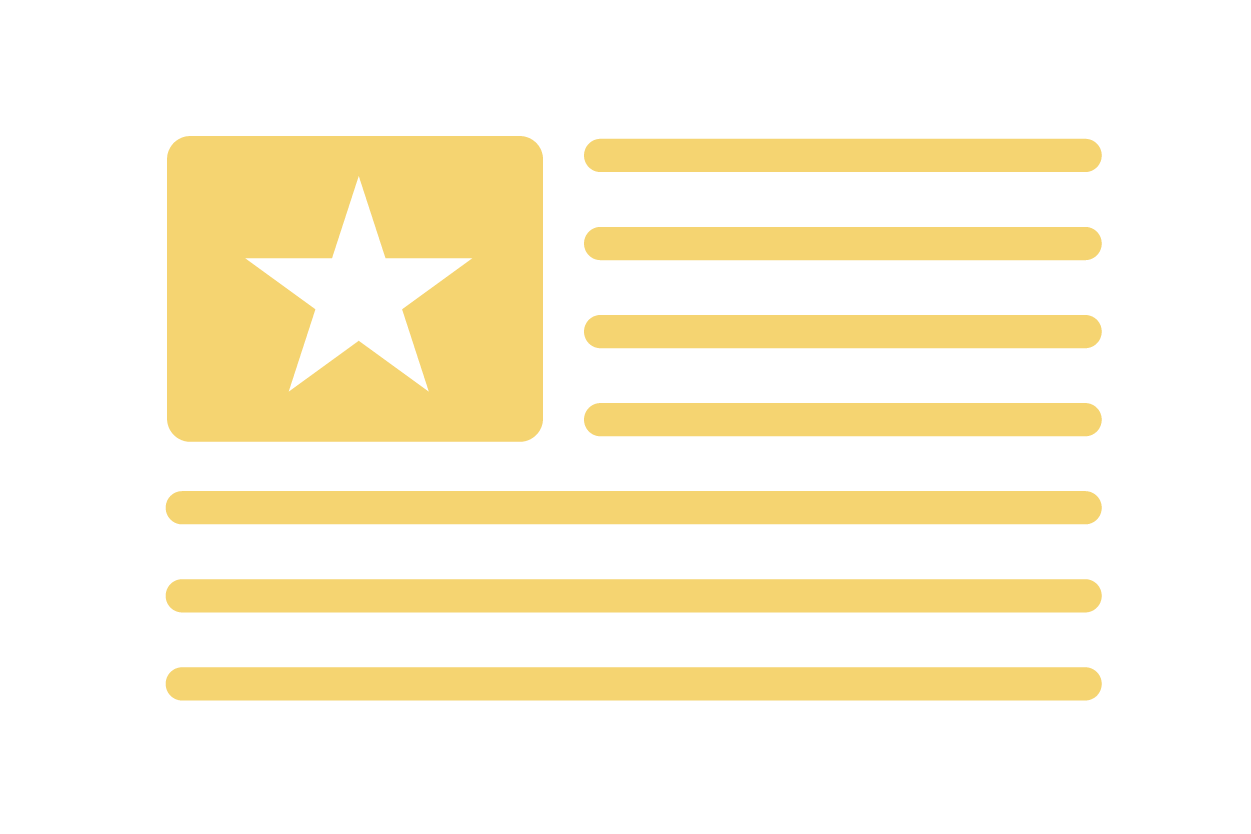 An american flag icon representing our Veteran Owned background.