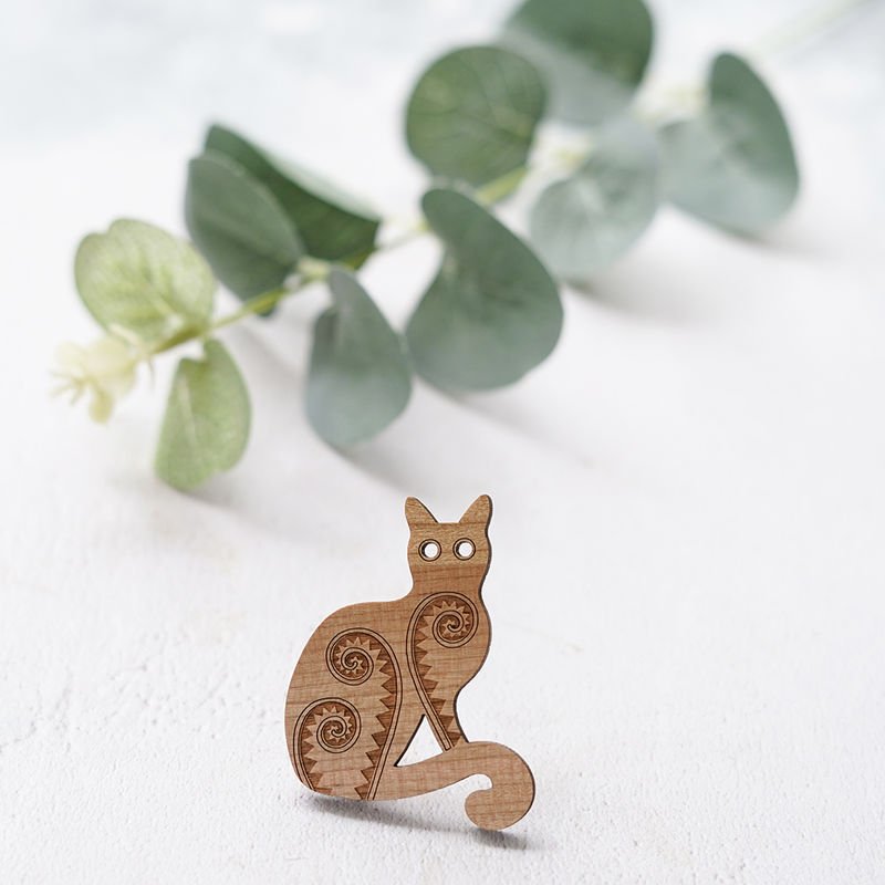 cat brooch