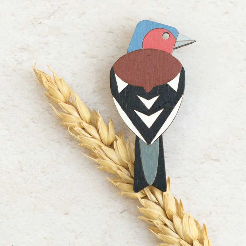 chaffinch brooch