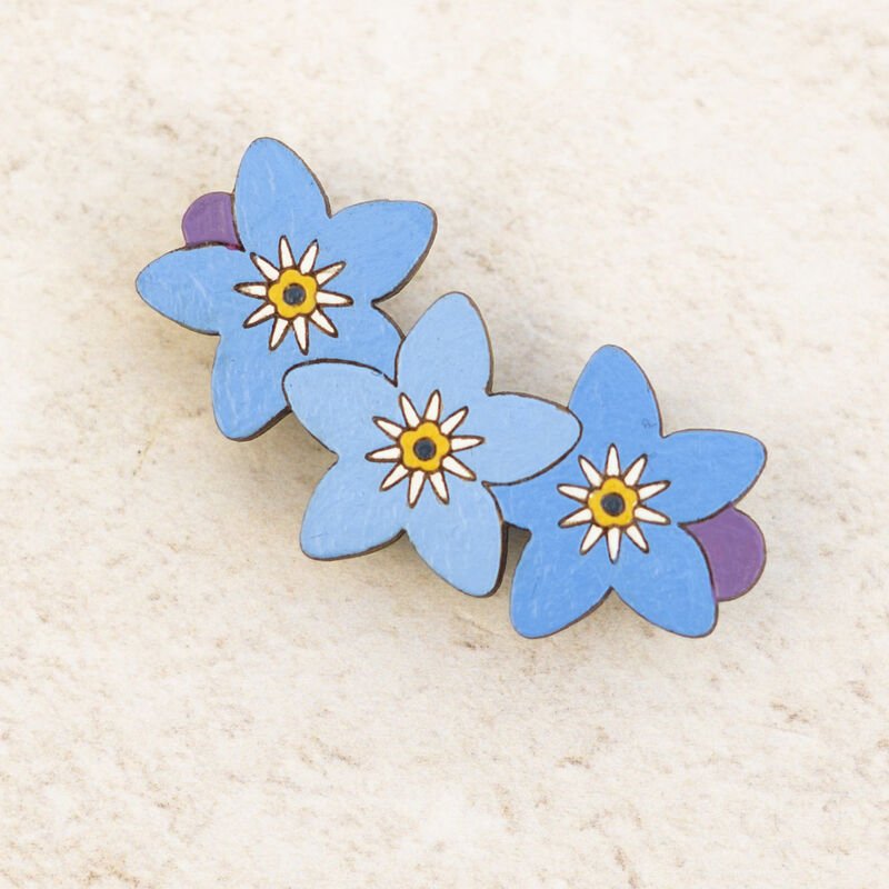 forget-me-not brooch