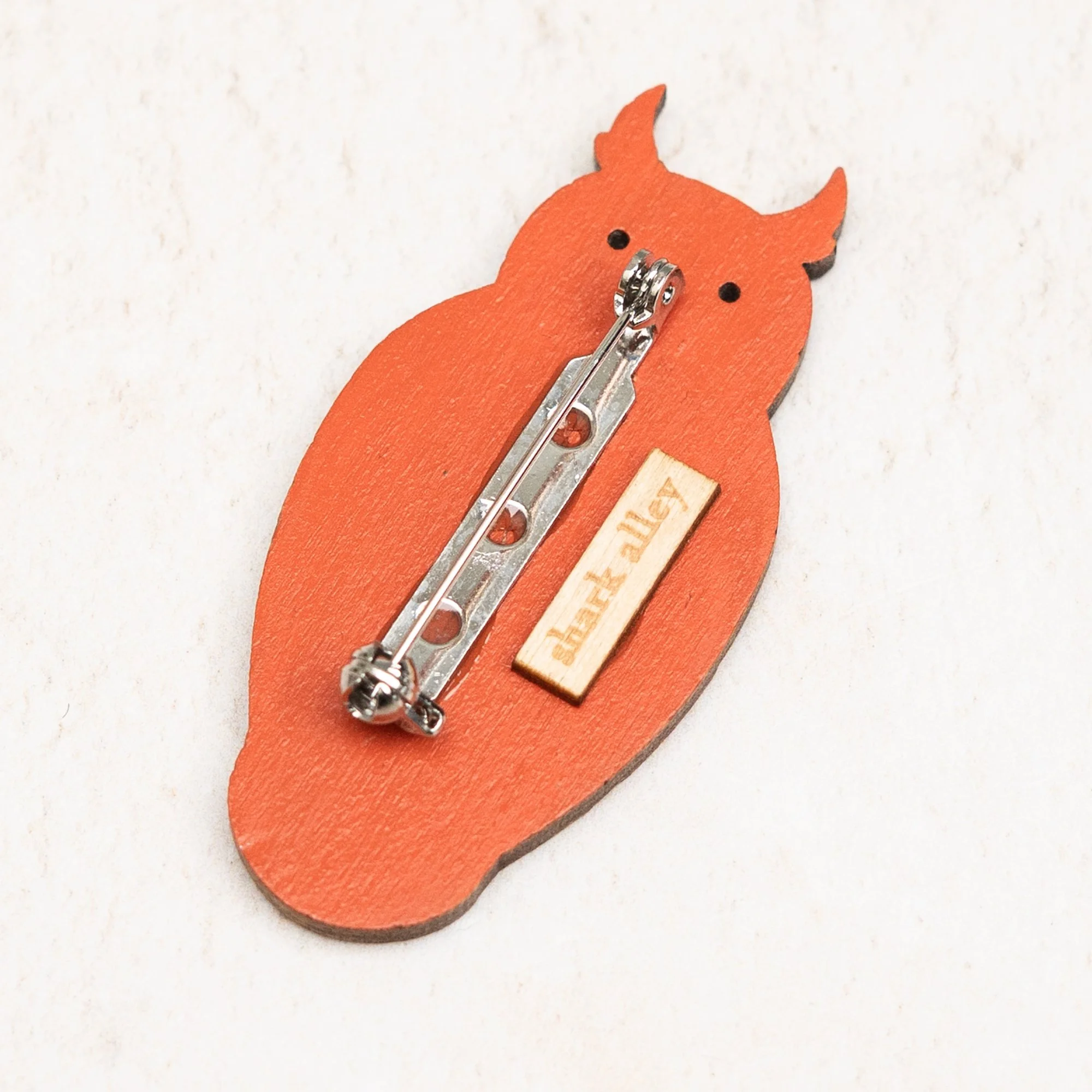 Shark Alley Long Eared Owl Brooch 2.jpg