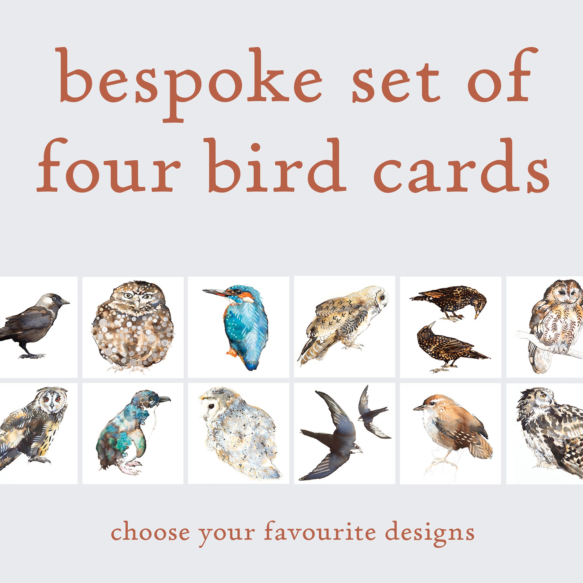 Bespoke Set Of Four Bird Cards.jpg
