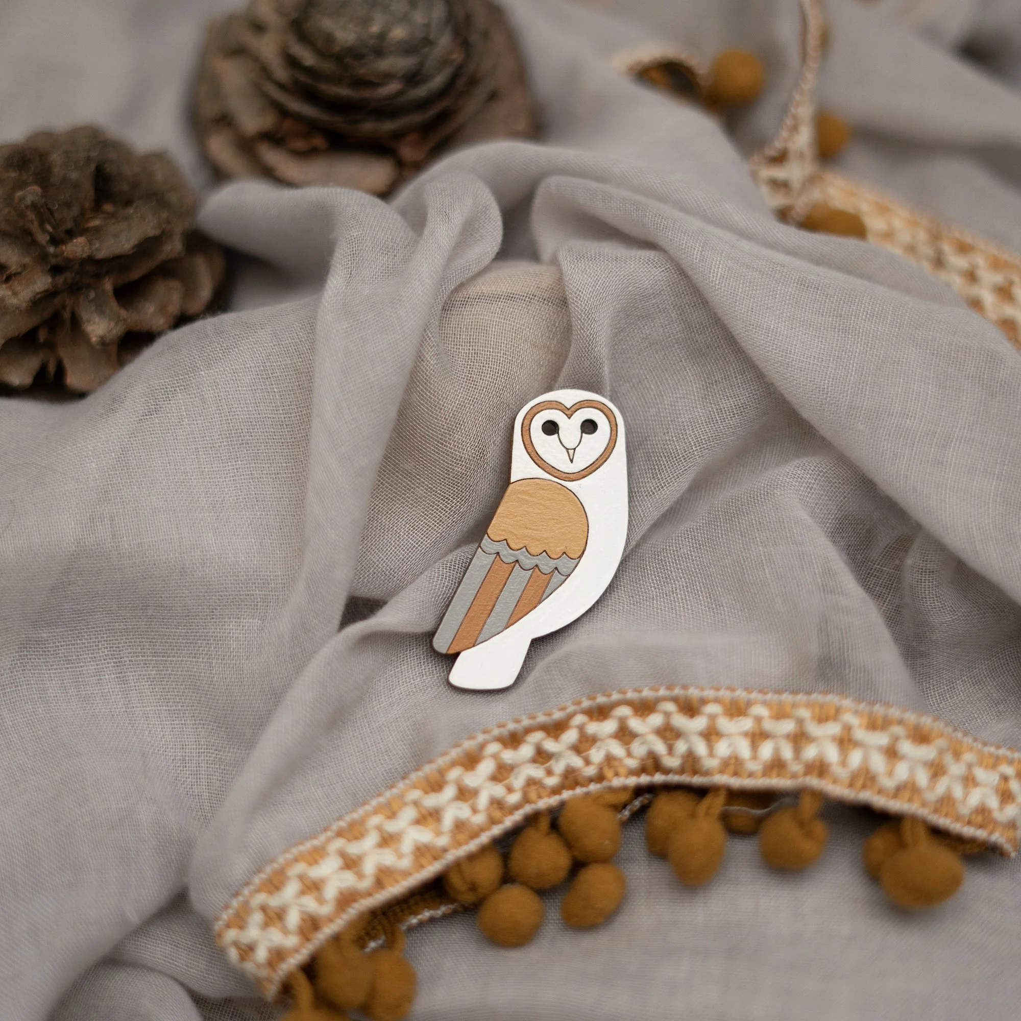 Shark Alley Barn Owl Brooch 2.jpg