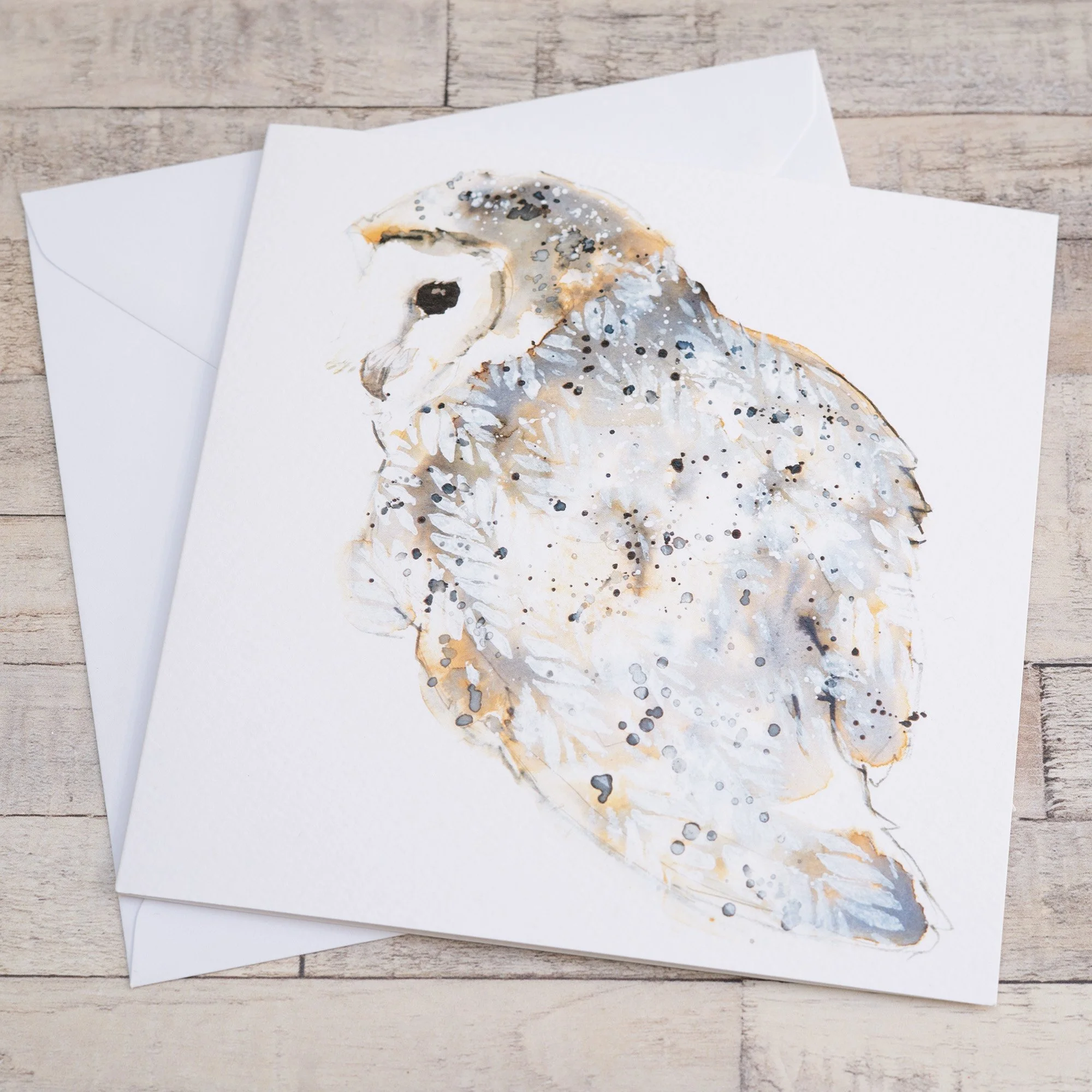 Shark Alley Barn Owl Greetings Card 1a.jpg