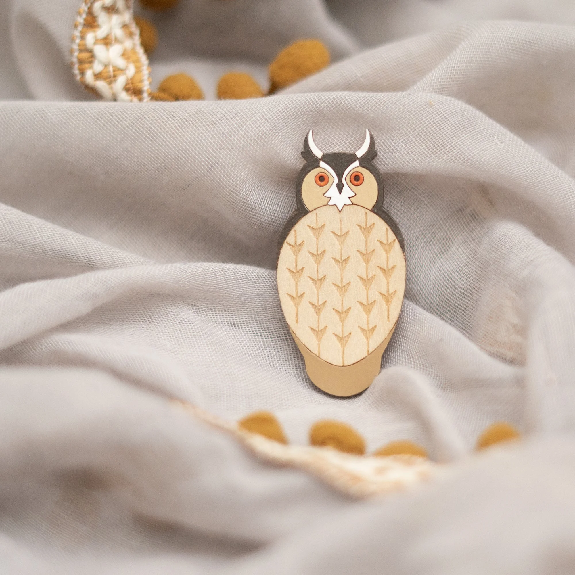 Shark Alley Long Eared Owl Brooch 1.jpg