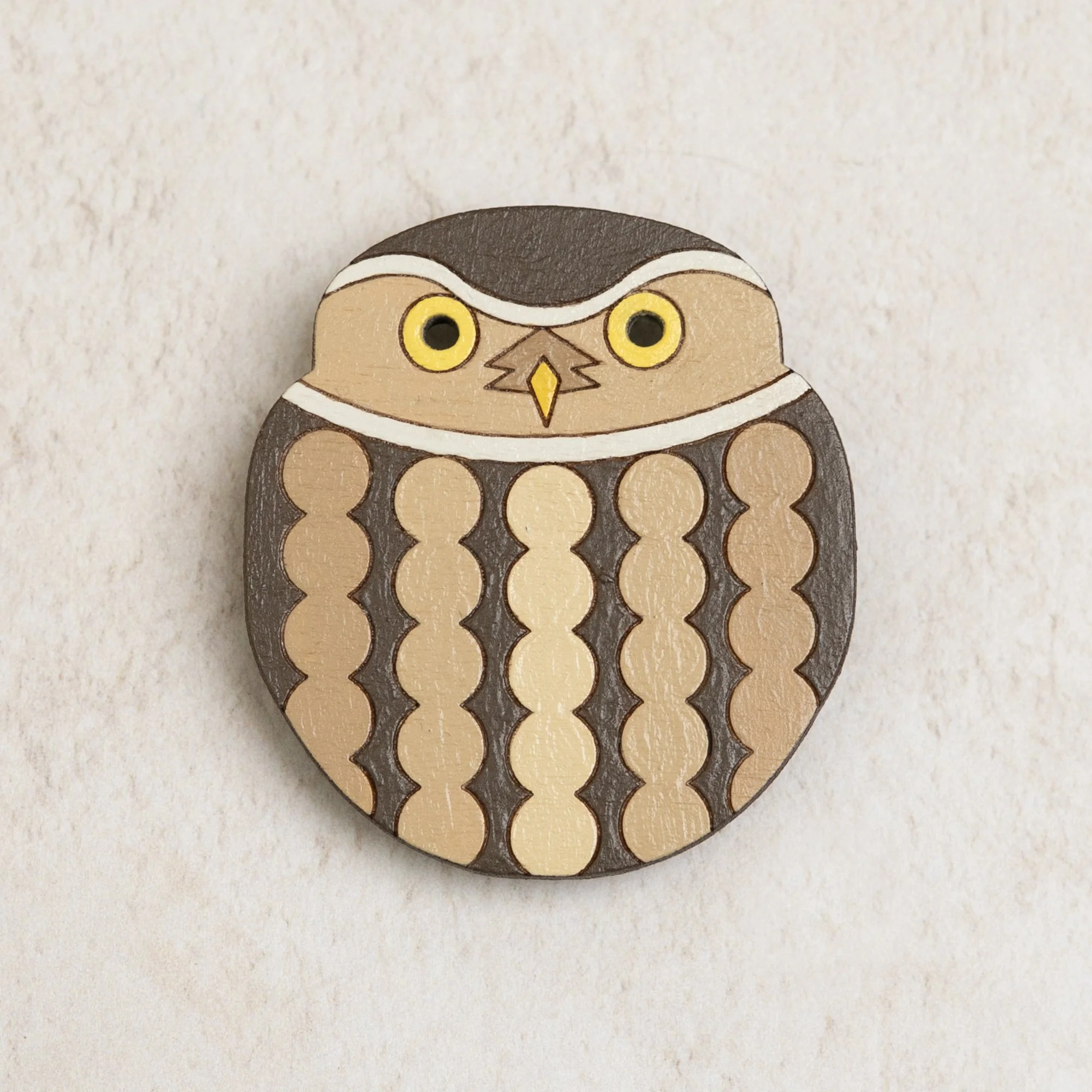 Shark Alley Little Owl Brooch 5.jpg