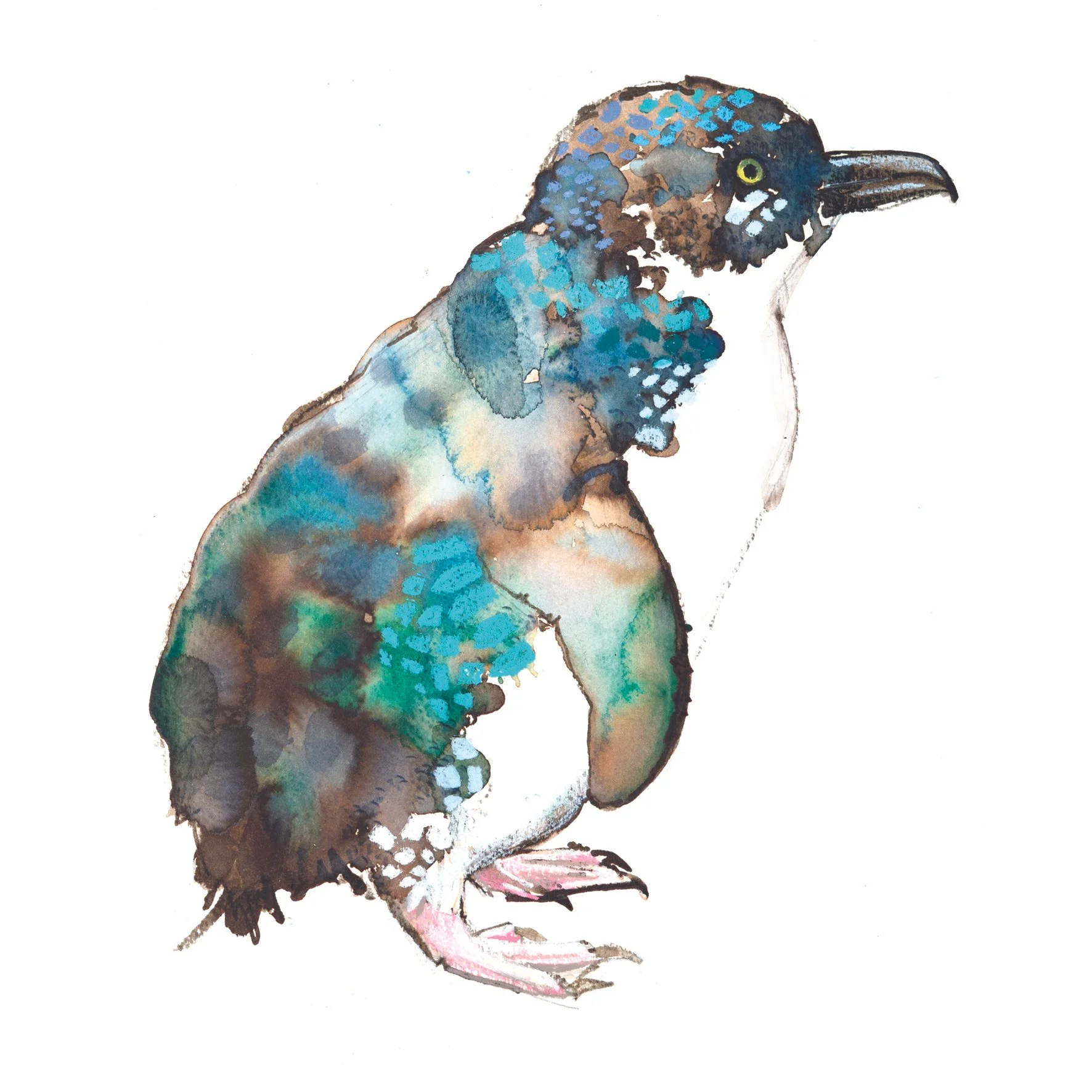 little penguin greetings card