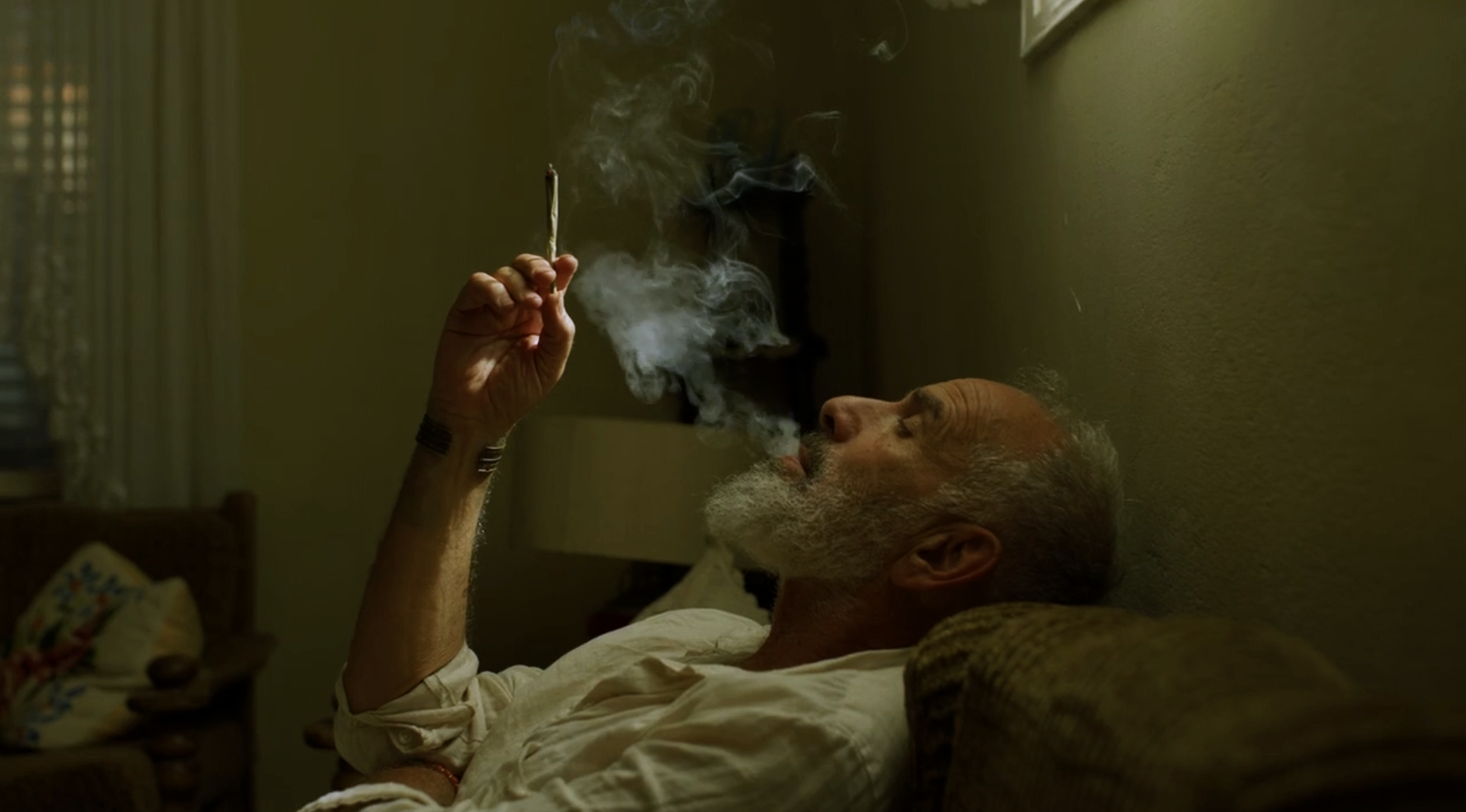 Scene from Finders Keepers (Lo Lariv), television series co-created by Erez Drigues. Featuring actor Shay Avivi.