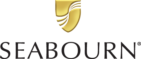 Close-up of a gold and black trophy with a curved design.