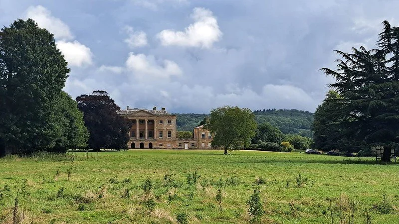 Basildon Park, exquisite 18th Century Palladian Mansion, Berkshire. Famous film location for Downton Abbey and Pride & Prejudice.