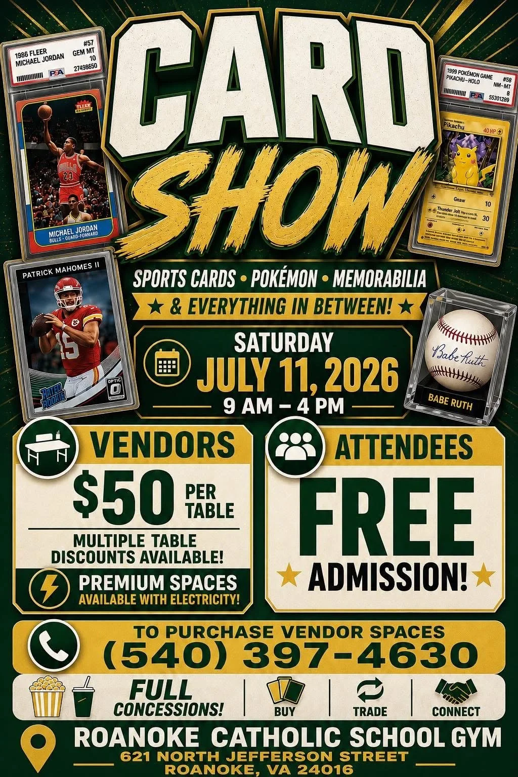 ROANOKE CARD SHOW