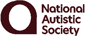 Logo of the National Autistic Society featuring a large maroon letter 'O' and the organization name in maroon text.