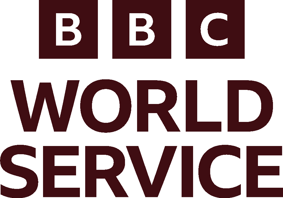 Logo with the BBC and World Service names.