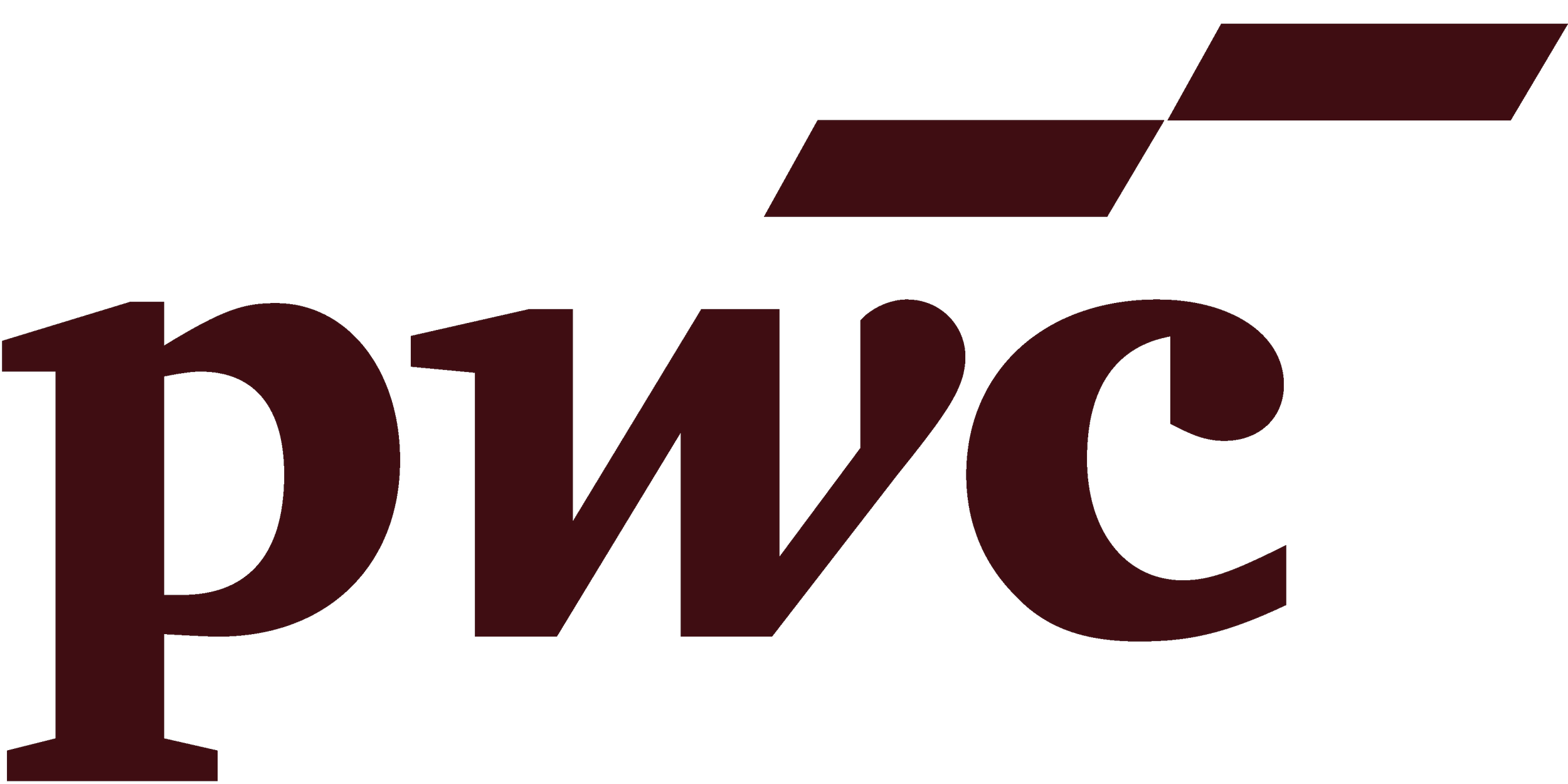 Close-up view of the DJI logo in black and dark red colors.