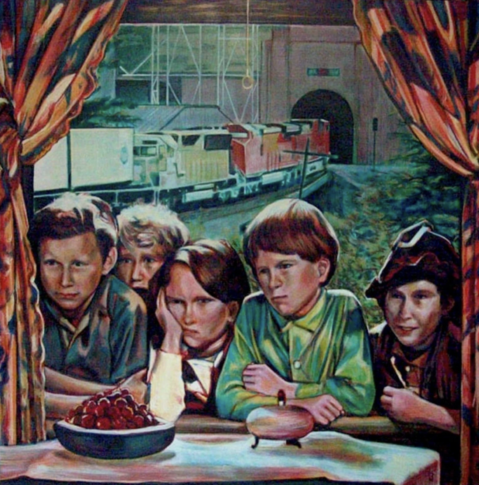 Life by the Tracks, 2008
Oil on canvas, 50" x 66"