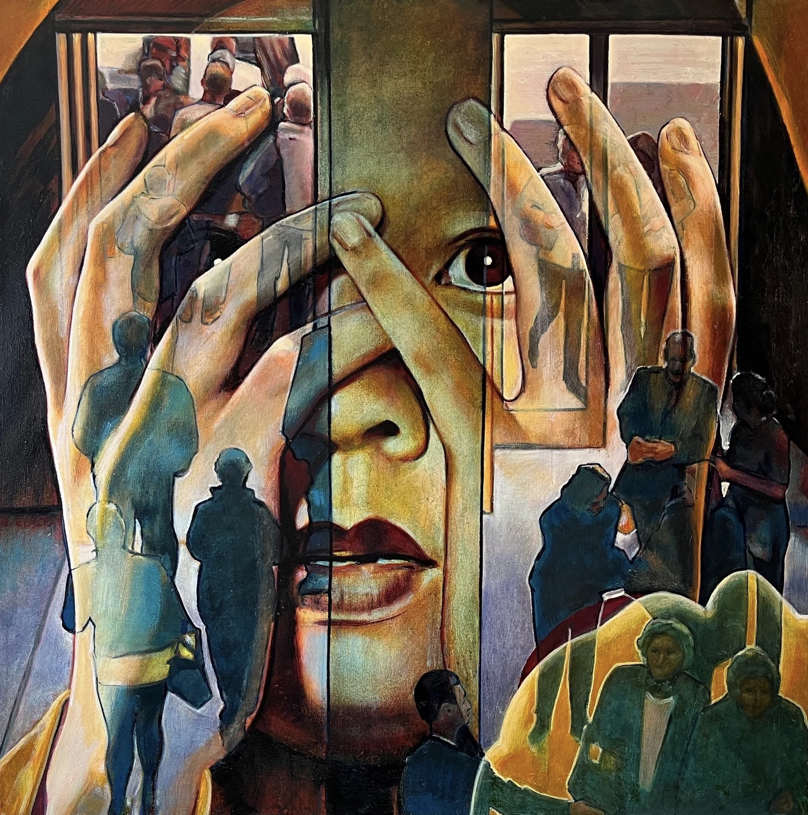 Edo Prescient, 2010
Oil on canvas, 56" x 56"
