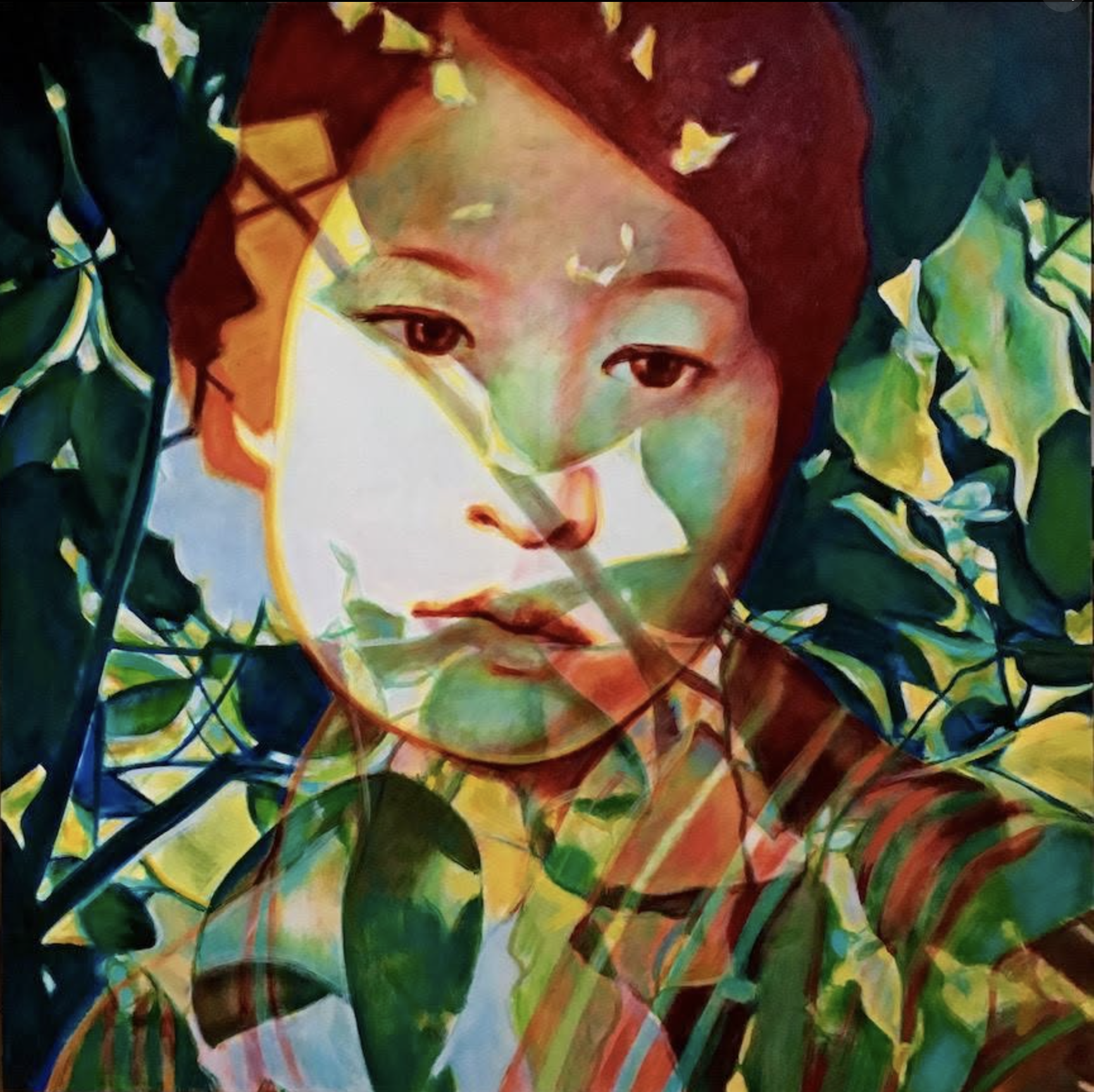 Tree Ghost, 2016, Oil on canvas, 72" x 72"