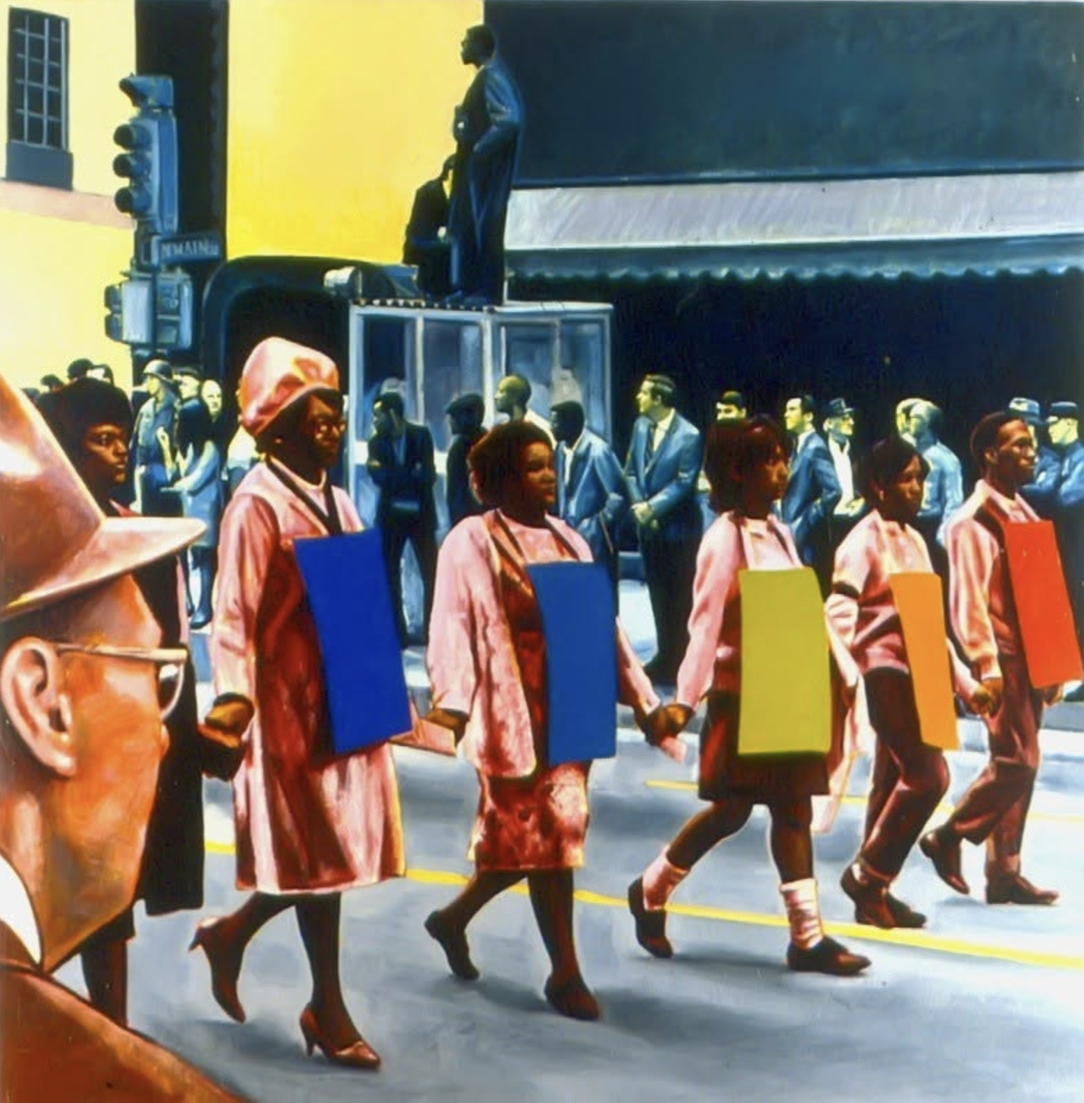 RC-1, 1991, Oil on canvas, 72" x 72", Courtesy of the Brooks Museum of Fine Art