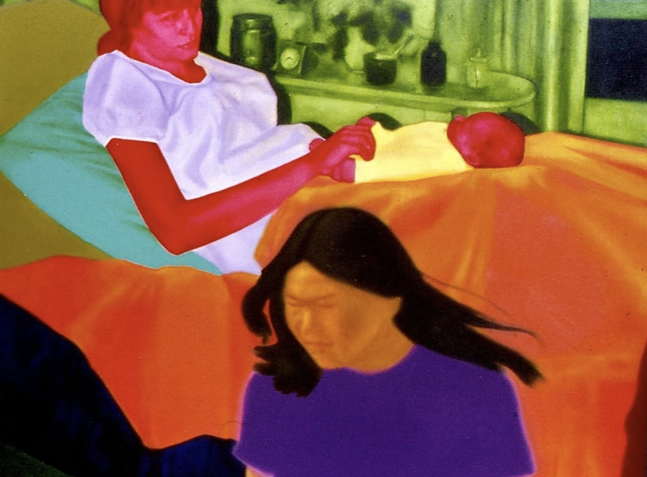 Post Part Um, 1969, Oil on canvas, 54" x 66"