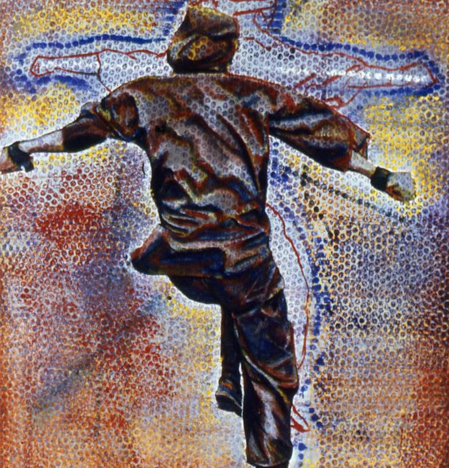 Zen Jump, 1991, Oil on canvas, 36" x 24"