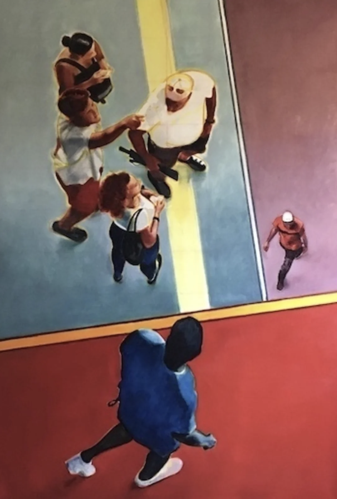 Where's God?, 2022
Oil on canvas, 72" x 50"