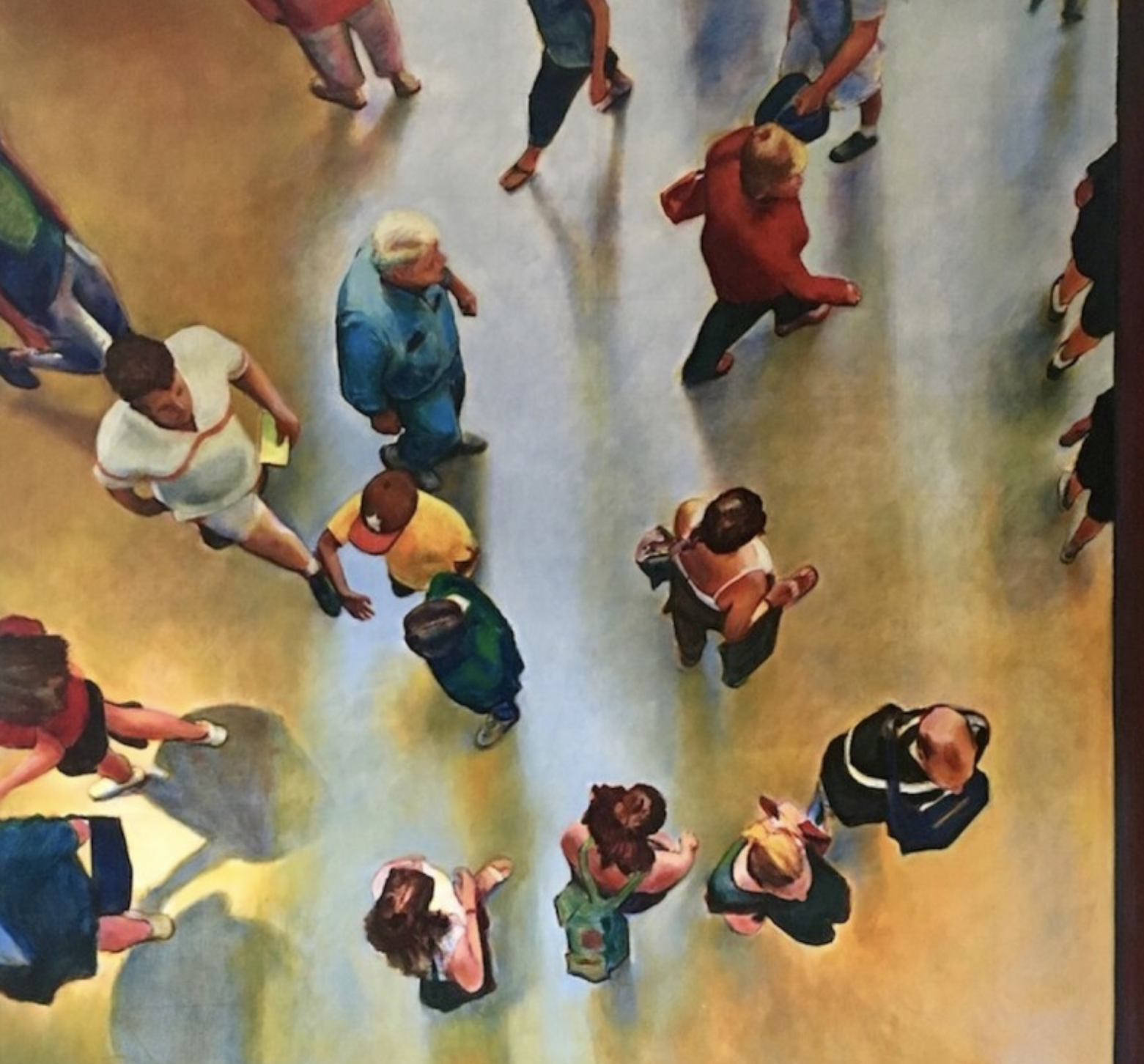 Ceiling Painting, 2018
Oil on canvas, 84" x 96"
