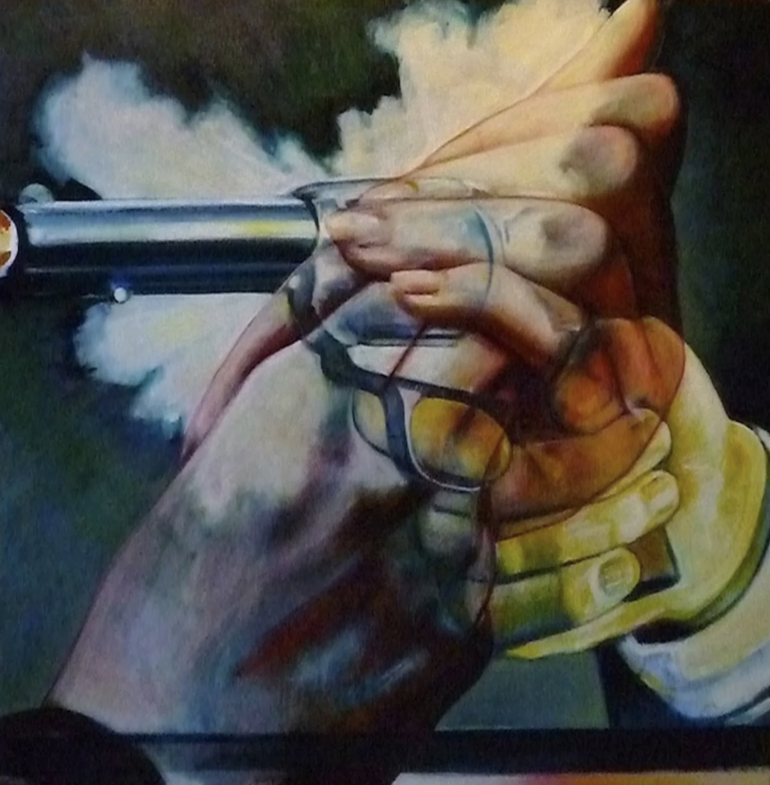Guilty Gun Hands, 2013
Oil on canvas, 48" x 48"