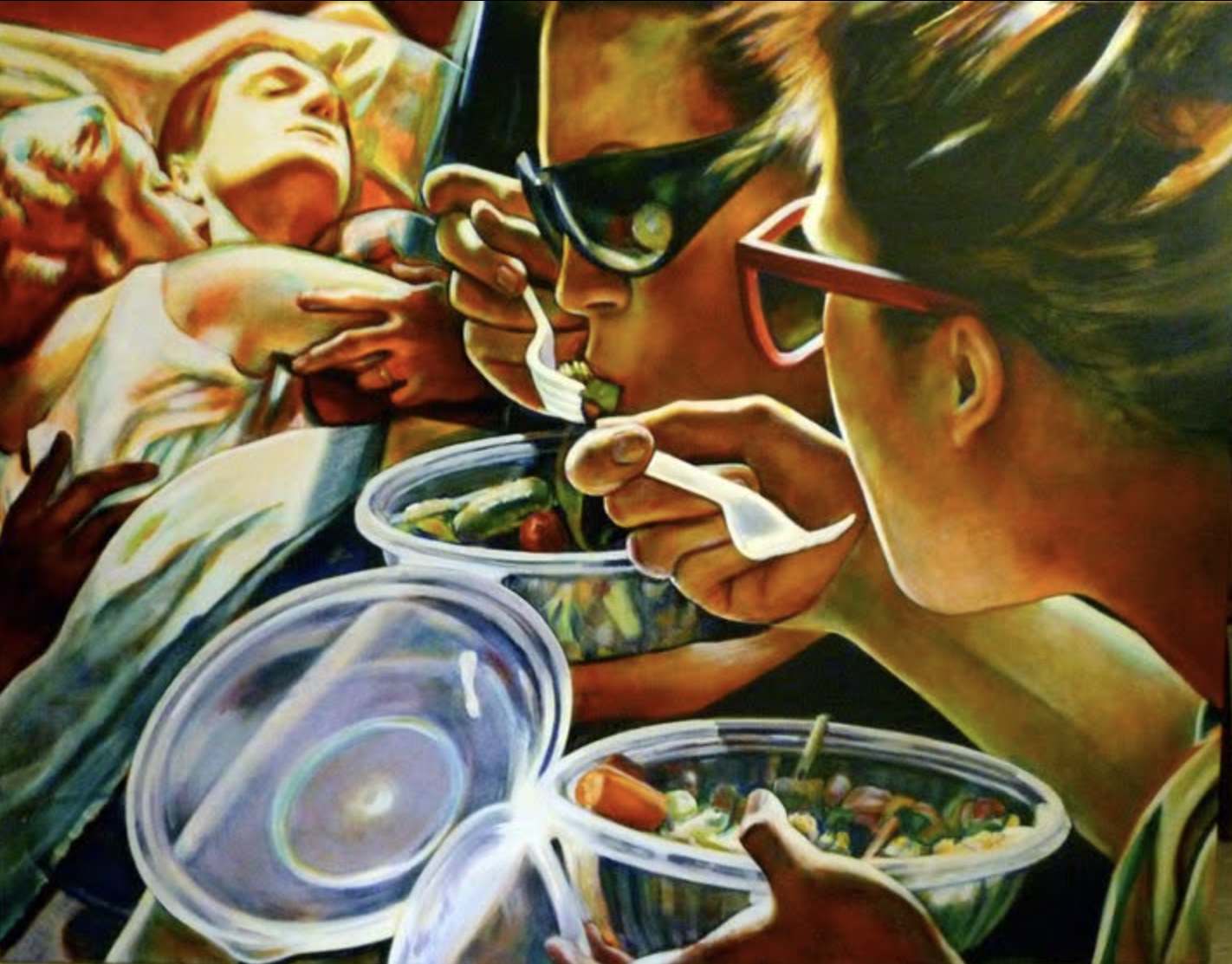 Imperatives, 2010, Oil on canvas, 56" x 72"