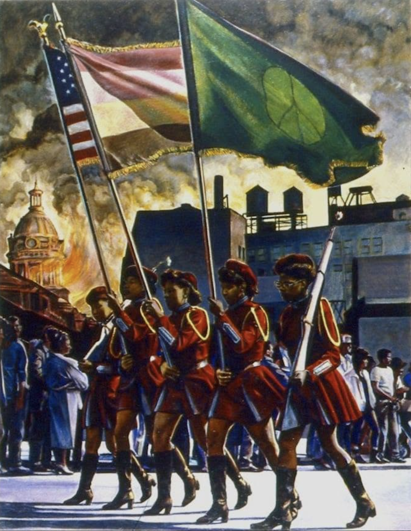 Triumph of Hope, 1991, Oil on canvas, 90" x 70"