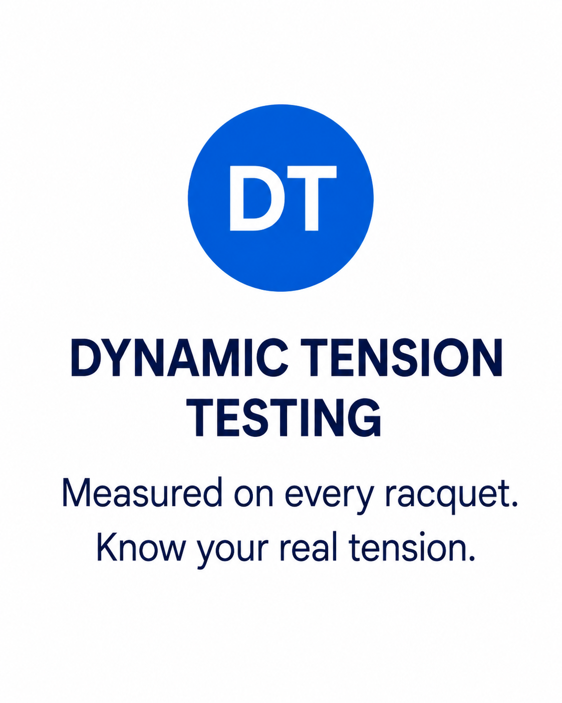 Dynamic Tension testing used to measure the tennis racquet string bed after stringing.