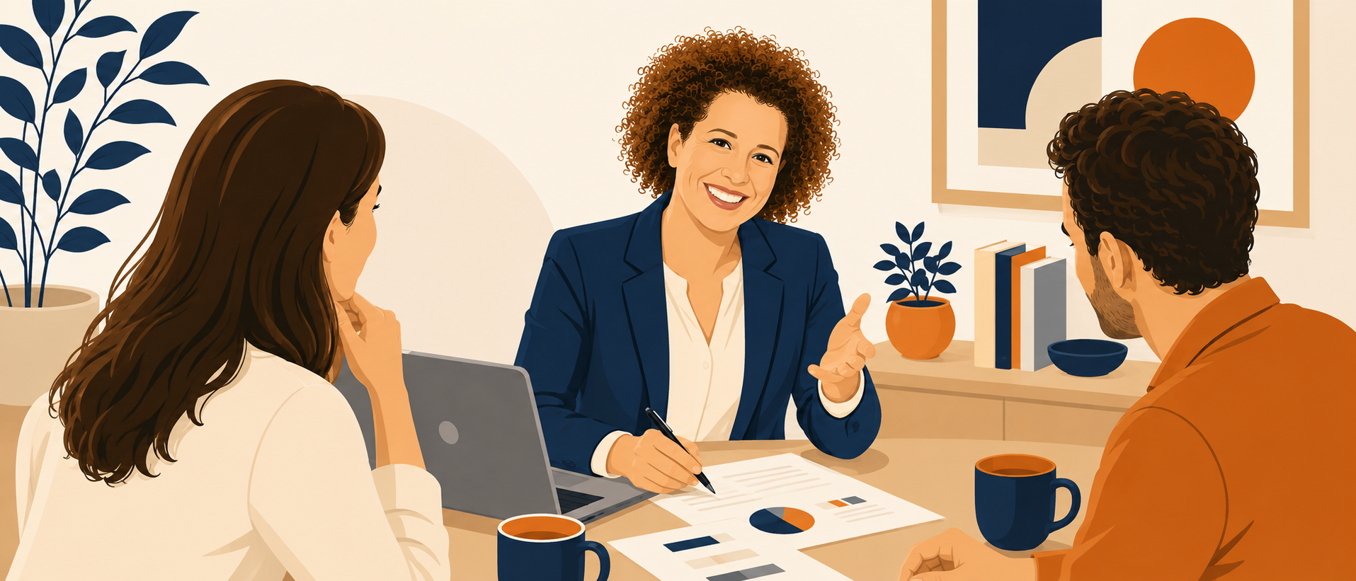 HR-adviseur bespreekt HR-beleid en organisatieontwikkeling met een MKB-organisatie