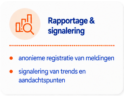 Anonieme rapportage en signalering van trends en aandachtspunten