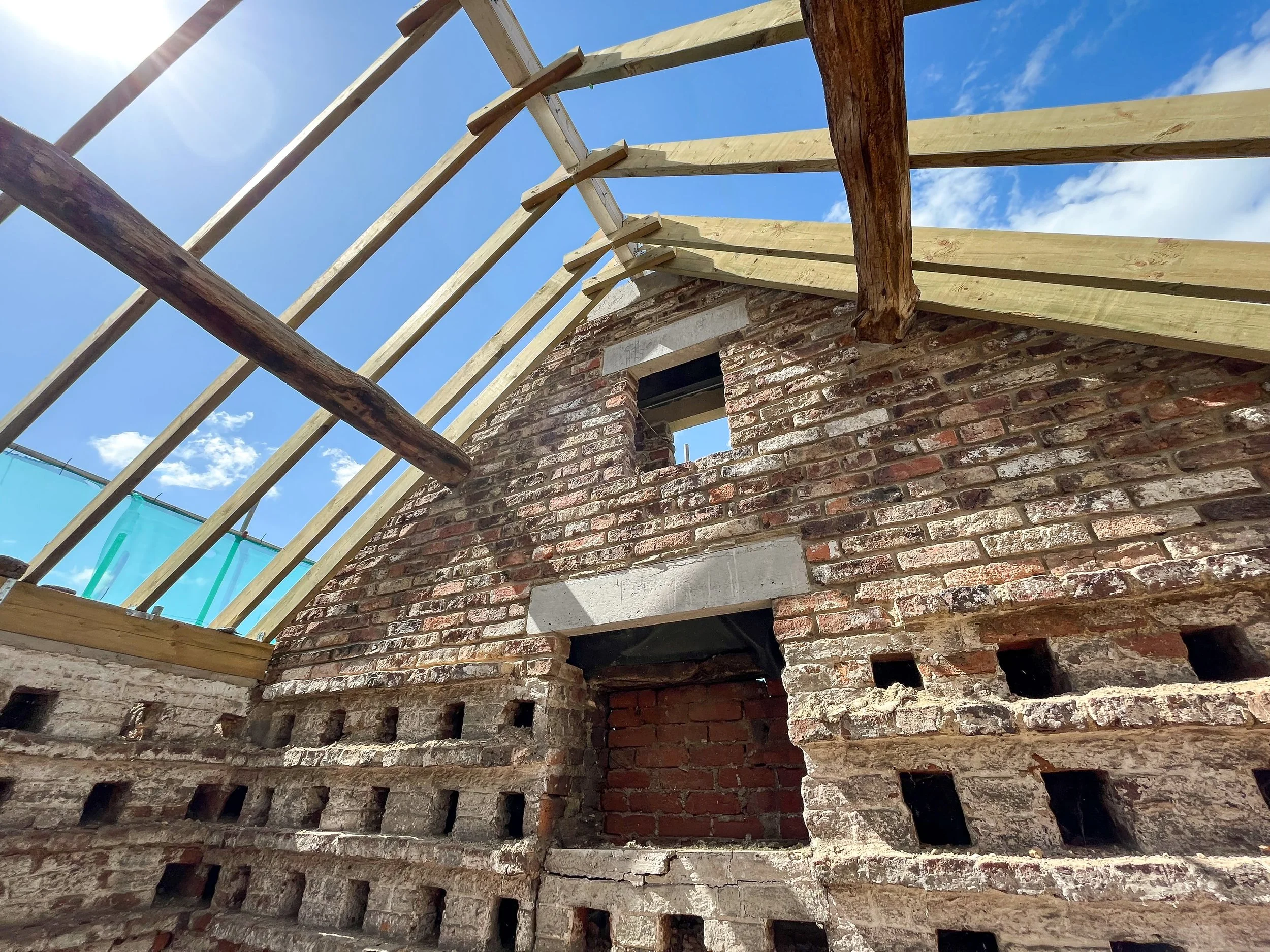 Heritage roof restoration for a barn conversion